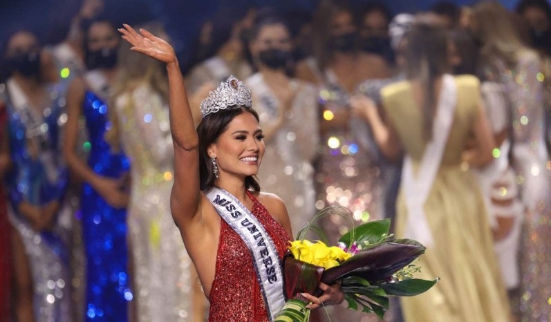 La mexicana Andrea Meza ganó el certamen de belleza Miss Universo 2021. / Foto: AFP.