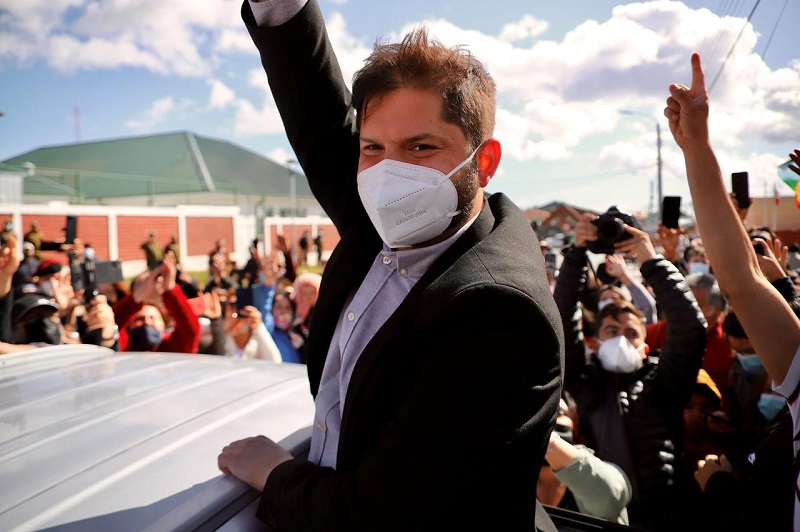 Gabriel Boric ganó este domingo la presidencia de Chile al obtener más del 55.18 % de los votos con el 68.7 % de las mesas escrutadas. (EFE)