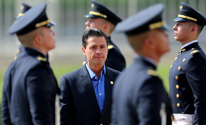 El expresidente de México Enrique Peña Nieto en una foto de archivo. LEONARDO MUÑOZ (EFE)