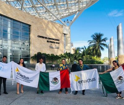 El proyecto CPlantae de estudiantes de la BUAP obtuvo el primer lugar a nivel mundial en la competencia 1 Race 4 Oceans (1R4O), en la Enactus World Cup 2022, celebrada en San Juan, Puerto Rico. (Especial)