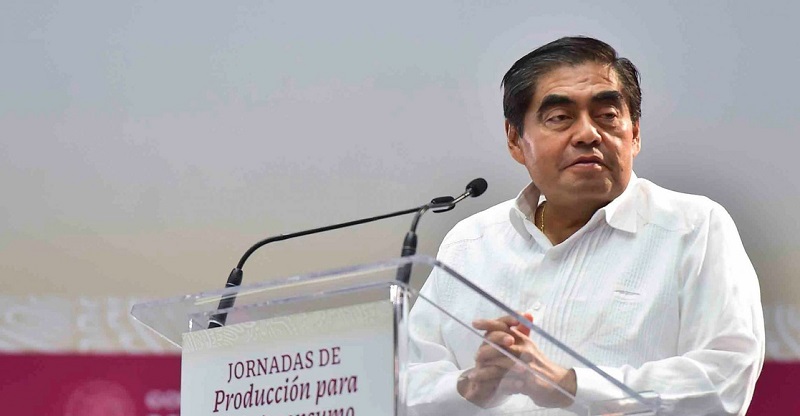 Luis Miguel Gerónimo Barbosa Huerta se convirtió en gobernador de Puebla tras ganar una elección extraordinaria en 2019. (Cuartoscuro)