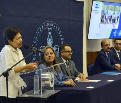 Químicos de la BUAP, de los mejores en investigación del país, dice rectora Lilia Cedillo. (BUAP)