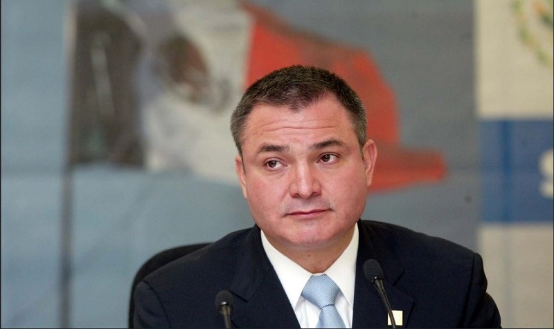 El secretario de Seguridad Pública Federal, Genaro García Luna, en el inicio del Curso para Policías Científicos Investigadores en las instalaciones del Centro de Mando de la PFP, en la Ciudad de Mexico, el 1 de junio de 2009. Foto Cristina Rodríguez