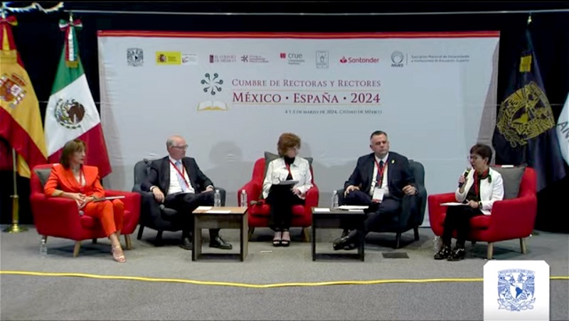 Cumbre de Rectoras y Rectores México-España 2024.