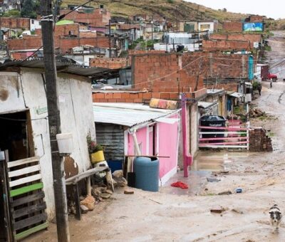 Asentamiento irregular, Altos de la Florida, en el sur de Bogotá, Colombia. ©PNUD Colombia / Freya Morales