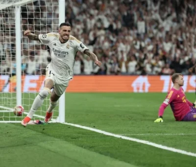 En menos de 5 minutos, Real Madrid venció 2-1 al Bayern Múnich y con global 4-3 avanzó a la Final de Champions, donde enfrentará al Dortmund | Foto: AFP