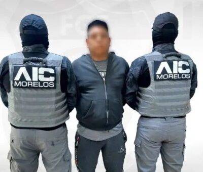 Detienen en Morelos a alcalde de Acteopan por asesinar a su esposa. Foto: Cortesía