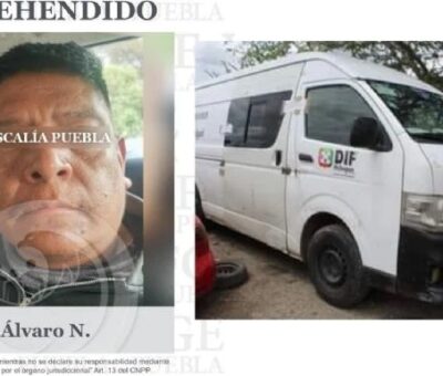 Alcalde ebrio atropelló y mató a su esposa en Puebla; huyó a Morelos, pero fue detenidoÁlvaro Tapia, alcalde con licencia de Acteopan, detenido. Foto: FGJ
