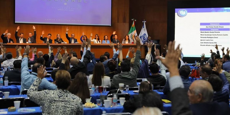 “De lo perdido, lo que aparezca”: Consejo Nacional del PAN. Foto: Especial