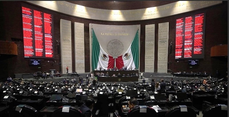 Sala de sesiones de la Cámara de Diputados en imagen de archivo. Foto Yazmín Ortega