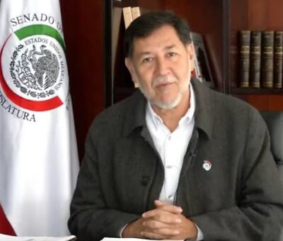 Gerardo Fernández Noroña, presidente de la Mesa Directiva del Senado compartió un mensaje sobre la reforma judicial este 17 de septiembre del 2024. Foto: Captura de pantalla