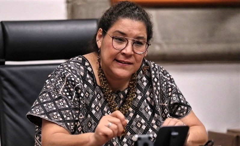 La ministra Lenia Batres en imagen de archivo. Foto Marco Peláez