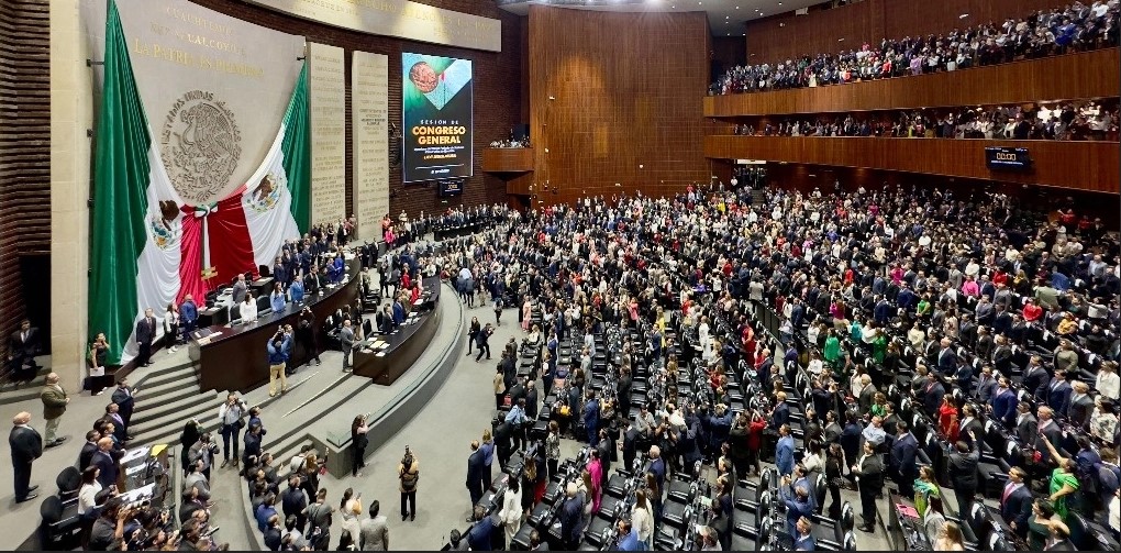 , Sala de sesiones de la Cámara de Diputados en imagen de archivo. Foto Roberto García