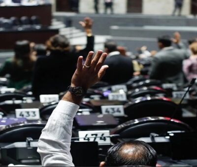 Durante una sesión en la Cámara de Diputados. Foto Cristina Rodríguez / archivo