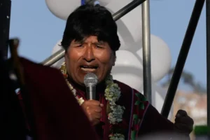 Evo Morales en Bolivia