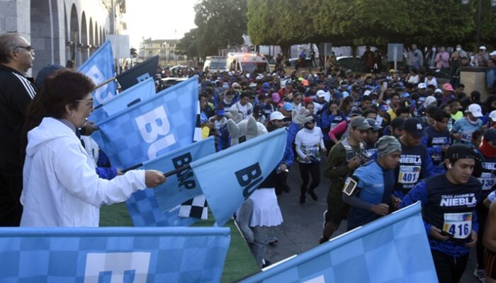 Trail Bosque de Niebla BUAP 2024 puso a prueba las capacidades físicas de más de 900 corredores. (BUAP)