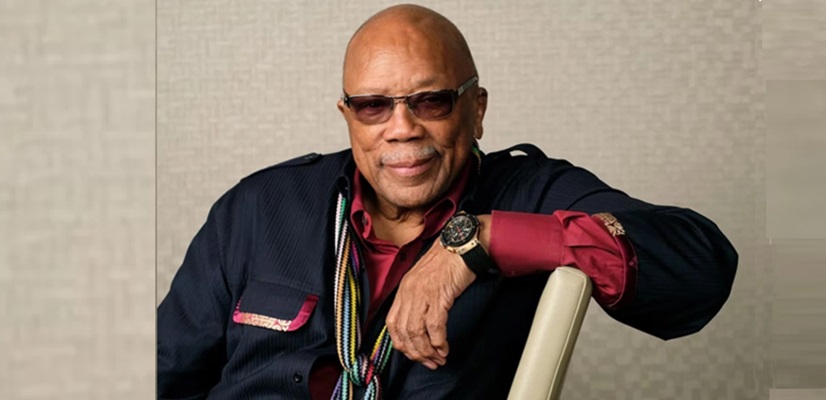 El productor musical Quincy Jones posa para un retrato para promocionar su documental "Quincy" en el festival de cine de Toronto el 7 de septiembre de 2018, en Toronto. Foto de Chris Pizzello/Invision/AP / Archivo.