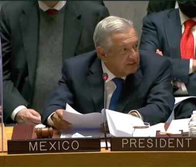 AMLO en la ONU