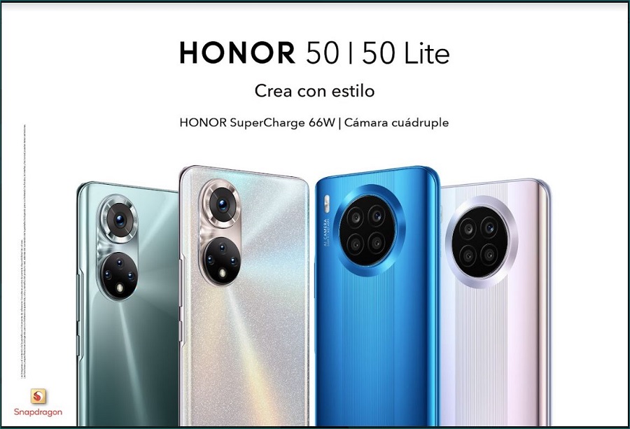 El HONOR 50 Lite cuenta con un sistema de cámara de primera calidad, el cual integra una cámara cuádruple de 64 MP con un lente principal de 64 MP, uno gran angular de 8 MP, otro macro de 2 MP y uno más de profundidad de 2 MP, así como la cámara frontal de 16 MP.