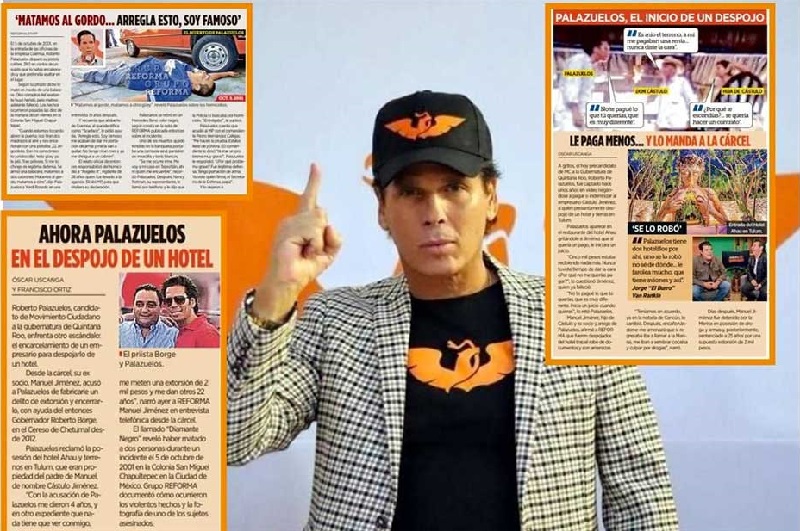 Dante Delgado baja del carro de MC al impresentable Palazuelos. (Especial)