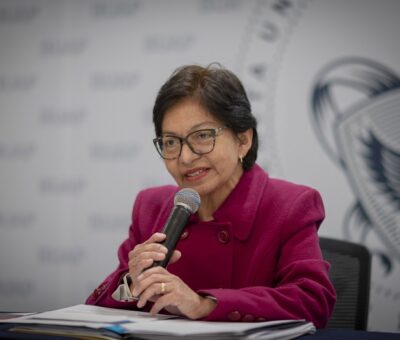 La rectora Lilia Cedillo se comprometió a mantener finanzas sanas y a la aplicación de recursos de manera transparente. (Especial)