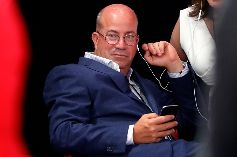 Jeff Zucker, entonces presidente de CNN, en un debate presidencial emitido por la cadena, en julio de 2019, en Detroit. PAUL SANCYA (AP)