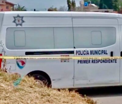 La policía llegó a la zona del hallazgo. Foto: Twitter