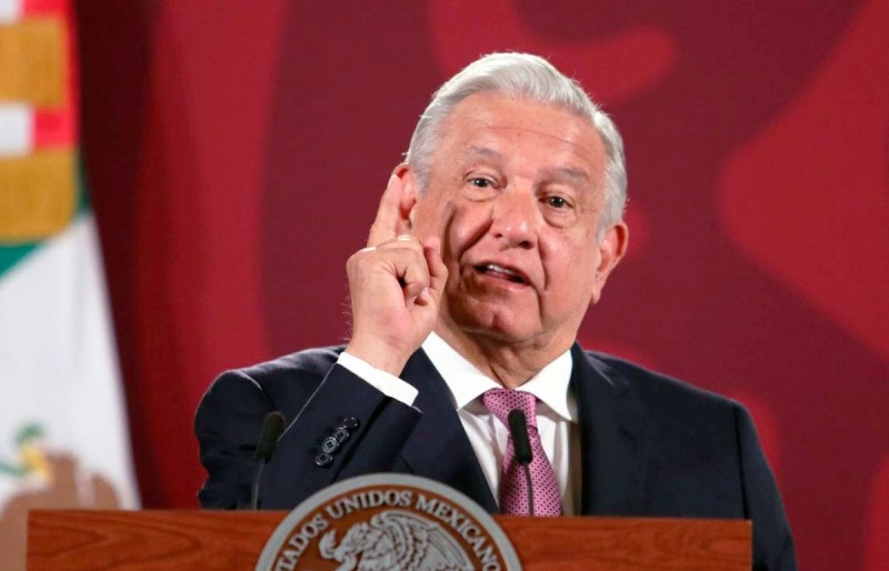El presidente Andrés Manuel López Obrador durante su tradicional conferencia matutina en Palacio Nacional. Foto: Cuartoscuro