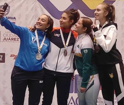 En las disciplinas de tiro con arco y esgrima, los atletas de la BUAP sumaron dos medallas en la Universiada Nacional UACJ 2022. (Especial)