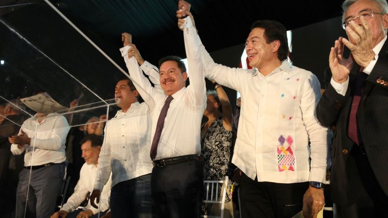 Rumbo al 2024. Ignacio Mier Velazco con Mario Delgado. Foto: @NachoMierV