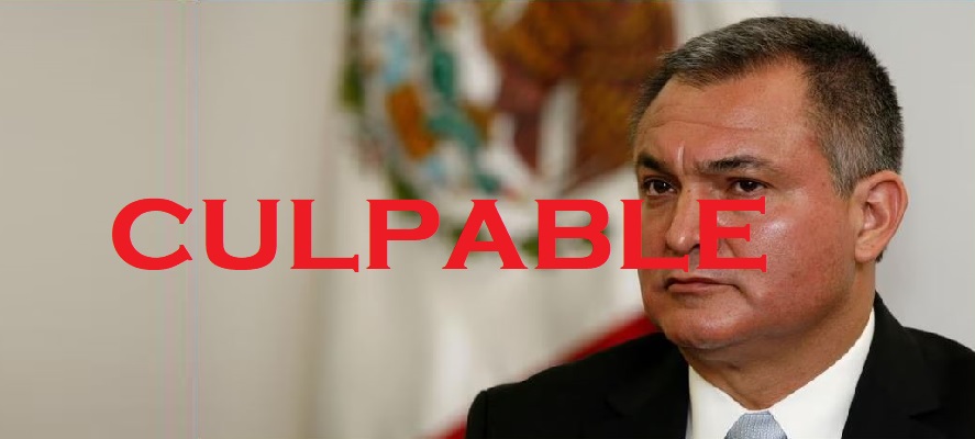 Genaro García Luna, exsecretario mexicano de Seguridad Pública, en el juicio en Nueva York, el 16 de febrero. Foto: JANE ROSENBERG (REUTERS)