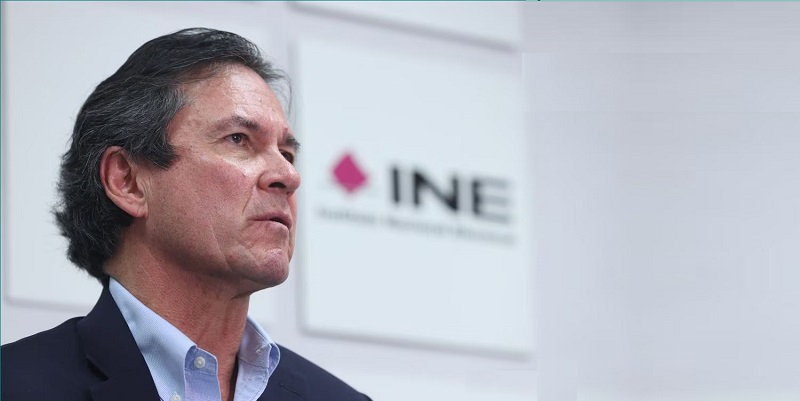 El secretario ejecutivo del INE, Edmundo Jacobo, en conferencia de prensa este martes en Ciudad de México. INE