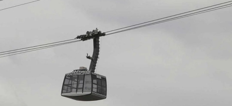 Teleférico, el mayor símbolo de la frivolidad de Moreno Valle, dos años en desuso. (Archivo)