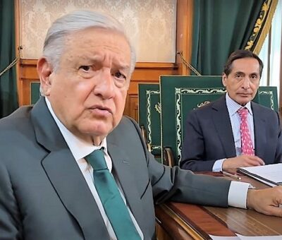 El presidente en Palacio Nacional. Foto: Gobierno de México (Especial)