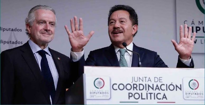 Ignacio Mier señaló que, desde la presidencia de la Mesa Directiva, Santiago Creel saboteó una decisión colegiada. Foto: EL UNIVERSAL