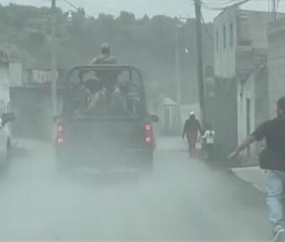 Autoridades recorrieron la ruta 2 de evacuación del Popocatépetl en Paso de Cortés. Crédito: Especial