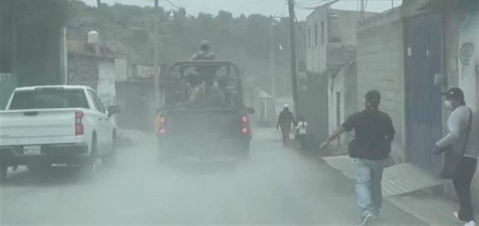 Autoridades recorrieron la ruta 2 de evacuación del Popocatépetl en Paso de Cortés. Crédito: Especial