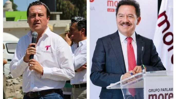 Ignacio Mier Bañuelos, edil de Tecamachalco, Puebla, y el diputado Ignacio Mier Velazco. Foto: Especial