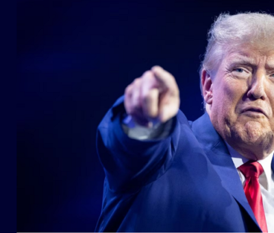 El expresidente Donald Trump, el 15 de julio en la conferencia conservadora Turning Point, celebrada en West Palm Beach. MARCO BELLO (REUTERS)