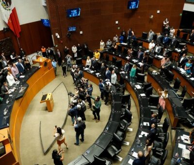 Sesión en la Cámara de Senadores. Foto Cuartoscuro