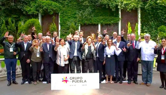 Inicia foro Grupo de Puebla con Evo Morales, Correa y otros líderes políticos. Foto: Facebook Grupo de Puebla