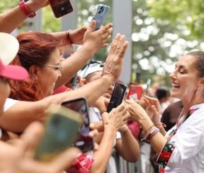 Claudia Sheinbaum en Tabasco. Foto: Fabiola Xicoténcatl