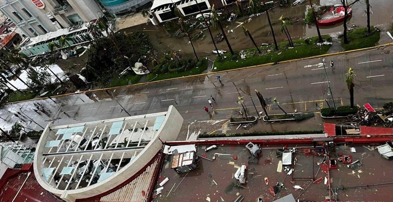 Cuba ofrece ayuda a México tras el paso del huracán “Otis” en Acapulco, Guerrero. (Especial)