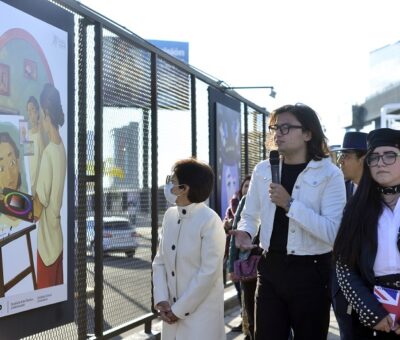 Rectora María Lilia Cedillo Ramírez, inaugura las exposiciones Arte en la era digital e Incorpóreo en el CCU, (Fotos: BUAP)