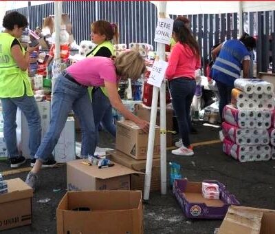 Desde el pasado 28 de noviembre la UNAM ha enviado 262 mil kilos de ayuda a los afectados por el huracán 'Otis'. Foto Yazmín Ortega Cortés