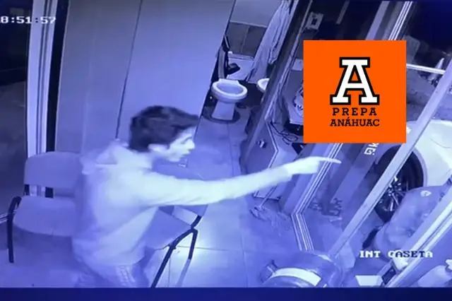 Universidad Anáhuac suspende a estudiante que golpeó a guardia en Angelópolis. Foto: Especial