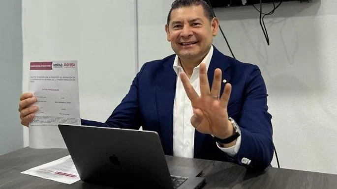 Morena en Puebla abre las puertas a priistas, a través de otro ex priísta, el senador Alejandro Armenta. Foto: @armentapuebla_