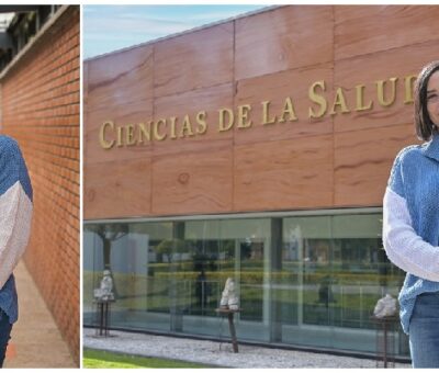 La doctora Natalia Ramírez Girón, coordinadora de la Licenciatura en Enfermería de la Universidad de las Américas Puebla (UDLAP), recibió un reconocimiento por parte de la Universidad del Quindío, Colombia, por su desempeño académico. (Especial)