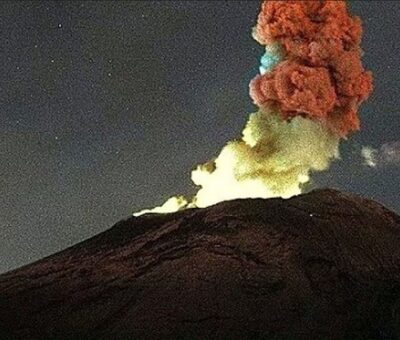 El volcán Popocatépetl registra explosiones moderadas. (Foto: CENAPRED)