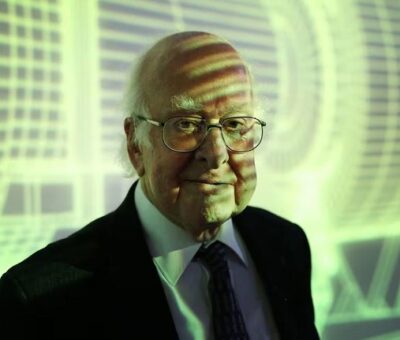 Peter Higgs, en una imagen tomada en Londres en 2013. PETER MACDIARMID (GETTY IMAGES)